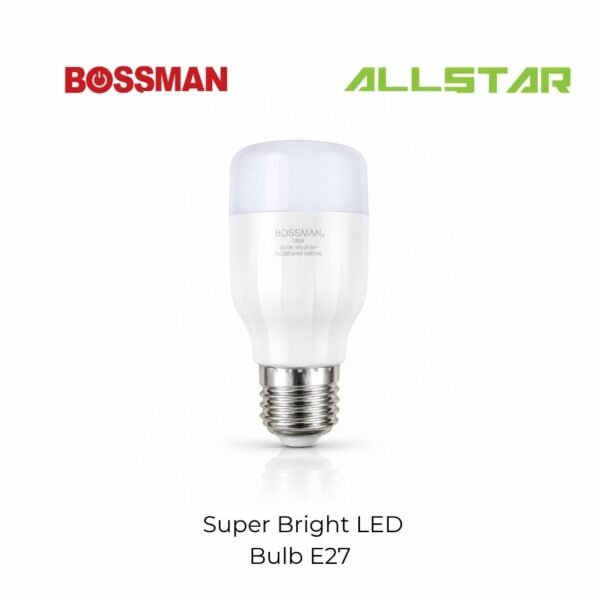 BOSSMAN 6/18 W SUPER BRIGHT LED BULB E27 GLOBE BULB SQUARE BULB MENTOL TERANG RUANG TAMU BILIK OUTDOOR INDOOR LIGHT