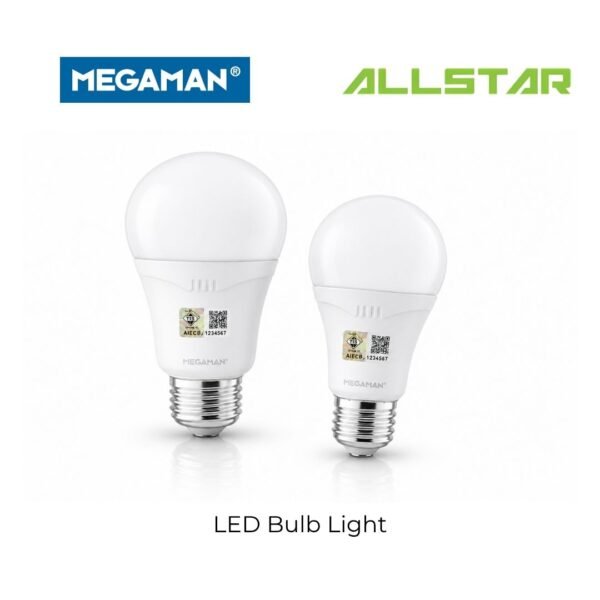 Megaman LED Bulb Light E27 Eye Care 3W 5W 10W 12W 15W Mentol Bulb Classic Energy Saving Lamp (3000K/4000K/6500K)