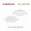 Krestar Anti-Glare LED Downlight 12W 18W Lampu Siling Rumah Round Room Ceiling Lighting