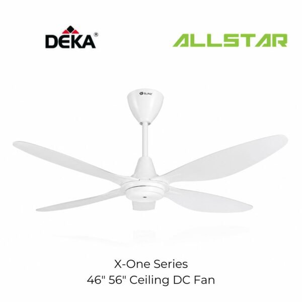 【NEW】Deka X-ONE 56" / 46" DC motor Remote Control Ceiling fan with 24 Speed ABS Kipas Siling