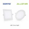 Slim LED Recess Aluminum Downlight 10W 12W 18W Lampu LED Downlight 4inch 6inch 8inch Round / Square