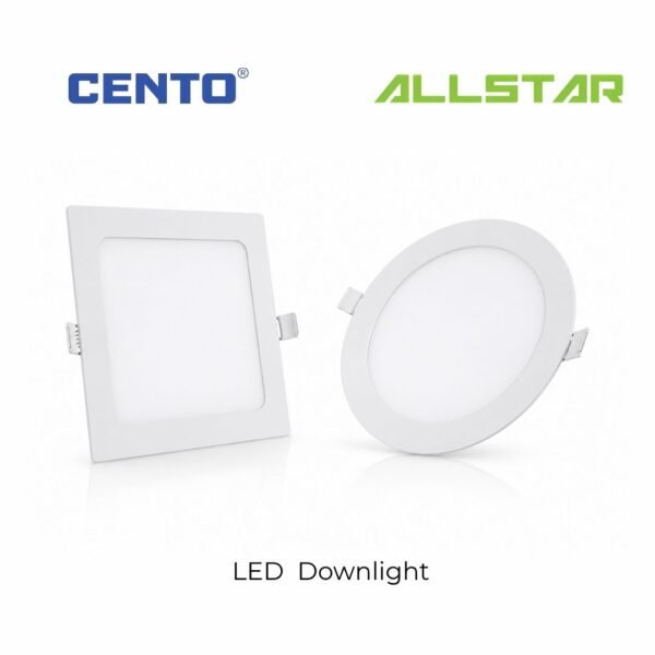 Slim LED Recess Aluminum Downlight 10W 12W 18W Lampu LED Downlight 4inch 6inch 8inch Round / Square