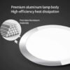 Thin LED Downlight 18W-8inch High Brightness Recessed Downlight Easy Install For Office/Hall/Store/Living Room