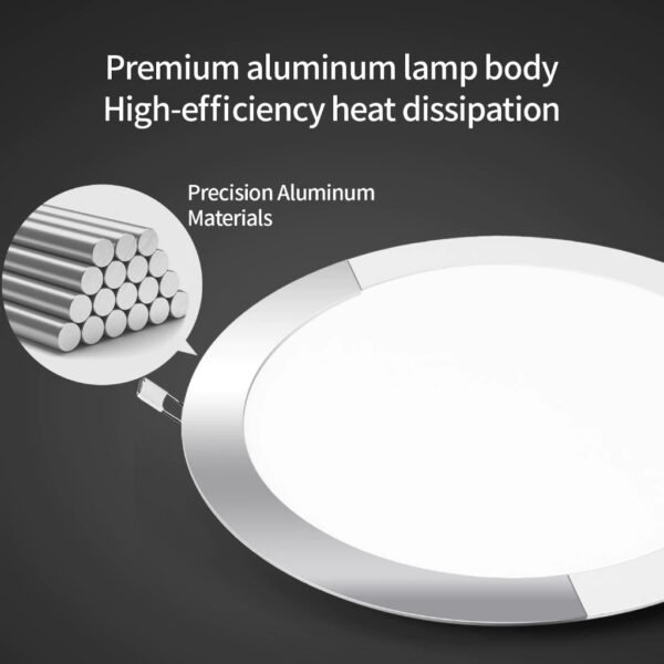 Thin LED Downlight 18W-8inch High Brightness Recessed Downlight Easy Install For Office/Hall/Store/Living Room