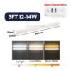 【SIRIM】LED T5 Batten Tube 3 Pin Light Lamp Bulb Complete Set Celling Light Energy saving 1ft/ 2ft/ 3ft/ 4ft