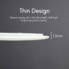 Thin LED Downlight 18W-8inch High Brightness Recessed Downlight Easy Install For Office/Hall/Store/Living Room