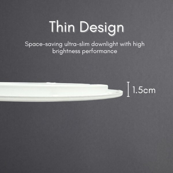 Thin LED Downlight 18W-8inch High Brightness Recessed Downlight Easy Install For Office/Hall/Store/Living Room