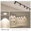 Thin LED Downlight 18W-8inch High Brightness Recessed Downlight Easy Install For Office/Hall/Store/Living Room