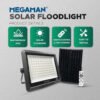Megaman Solar LED Floodlight IP65 Outdoor Light 100W 200W 400W 600W Solar Power 6500K 3000K
