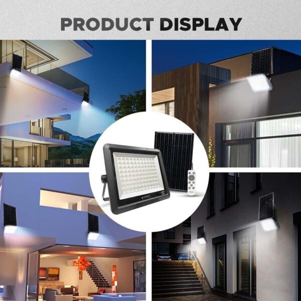 Megaman Solar LED Floodlight IP65 Outdoor Light 100W 200W 400W 600W Solar Power 6500K 3000K