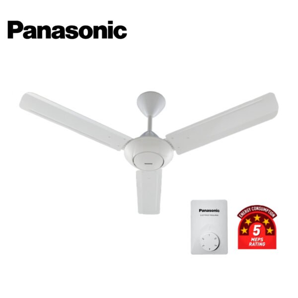 Panasonic F-M12A0 Ceiling Gan Regulator 3 Blades (48") F-M12A0VBWH - 1 UNITS