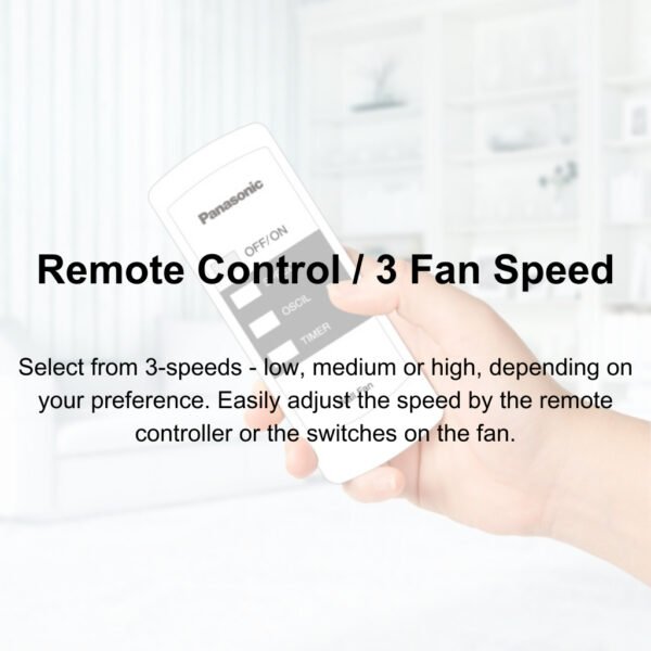 69e2d6411e536_1776473665.jpg Panasonic F-MU44R Electric Wall Fan Off Timer (40cm) F-MU44R-WT