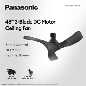 Panasonic F-M12EC CEILING FAN WIFAN WIFI 3-BLADE F-M12ECVBKH