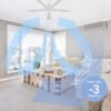 Panasonic F-M12EC CEILING FAN WIFAN WIFI 3-BLADE F-M12ECVBKH