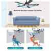 Panasonic F-M12EC CEILING FAN WIFAN WIFI 3-BLADE F-M12ECVBKH