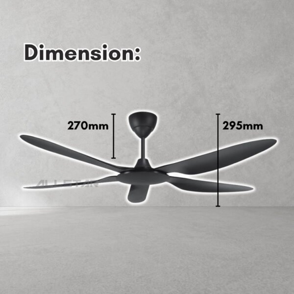 【NEW】Deka X-ONE 56" / 46" DC motor Remote Control Ceiling fan with 24 Speed ABS Kipas Siling