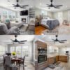 DEKA DDC 31 BABY L LED 5 Blades 42" Decorative Ceiling Fan Baby Fan With Remote Control 18W LED (42")