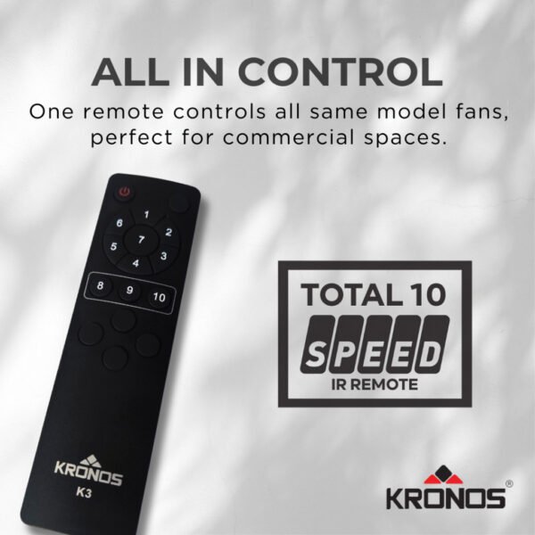 Deka Kronos K3  60"/K5 K6 56" 40" DC Motor Ceiling Fan Remote Control Commercial Fan Kipas Siling 5 Blades