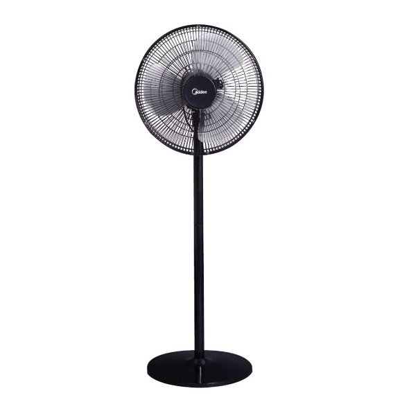 Midea 16'' Stand Fan Black MF-16FS23C-BK / 4 in 1 Multi Function Table Fan or Floor Fan / Adjustable Height / Black