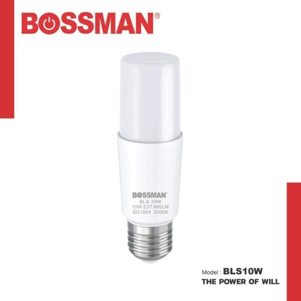 BOSSMAN LED Stick Bulb E27 PLC 15W Energy Saving Mentol Lampu Meja Siling Ceiling Lighting Table Lampu Down Light BLS15D