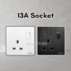 Bossman Premium Switch Socket X1 & X2 Series Sirim Approved 13A Socket Outlet Power Wall Plug