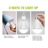 BOSSMAN Rechargeable LED Light Bulb  18 W USB Portable Lamp for Emergency, Camping, Night Market Lampu Malam Kecemasan