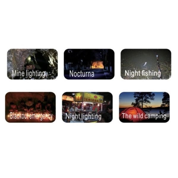 BOSSMAN Rechargeable LED Light Bulb  18 W USB Portable Lamp for Emergency, Camping, Night Market Lampu Malam Kecemasan