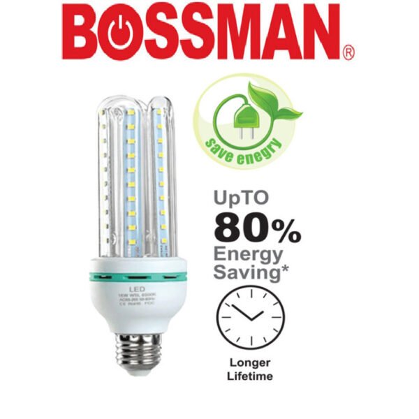 BOSSMAN LED Stick Bulb 16W Energy Saving Mentol Lampu Meja Siling Ceiling Lighting Table Lampu Down Light BEL16D