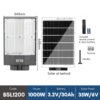 Bossman LED Solar Street Lantern 800W 1000W Waterproof 6500K Outdoor Light Street Light