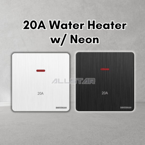 Bossman Premium Switch Socket X1 & X2 Series Sirim Approved 13A Socket Outlet Power Wall Plug