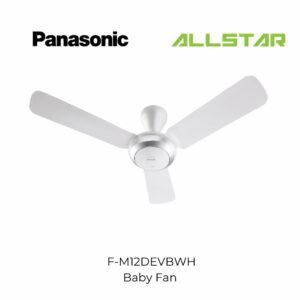 Panasonic Baby Fan F-M12DEVBWH (48") Hook Ceiling Fan(Kipas Siling)(White Colour)