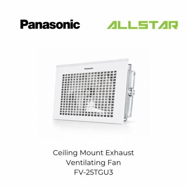 105 Panasonic Ceiling Mount Exhaust Ventilating Fan Condenser Motor (10"/25cm) FV-25TGU3