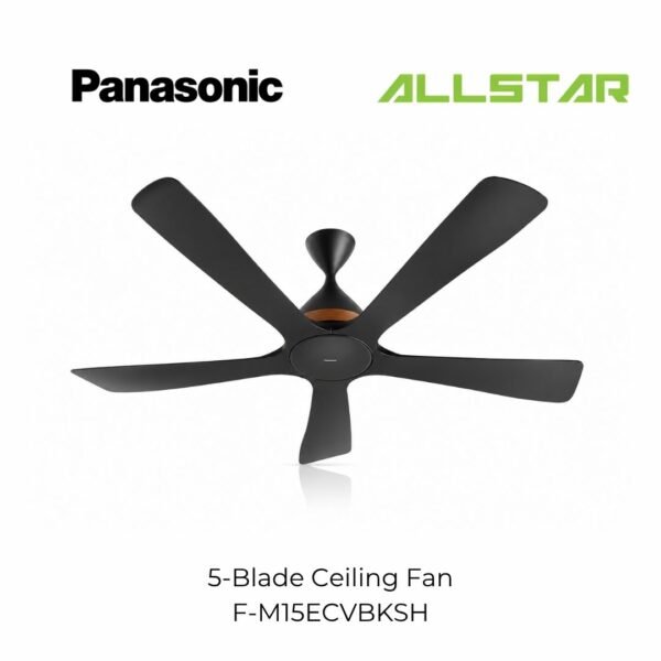 Panasonic WIFAN Wifi 5-Blade Ceiling Fan (60") F-M15ECVBKSH – Mobile App Control