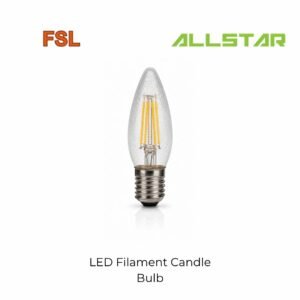 E27 FSL C35 LED Filament Candle Bulb （Warm White）
