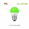 FSL Color Bulb 2W G45 E27 LED Ping Pong Color Bulb BLUE / GREEN