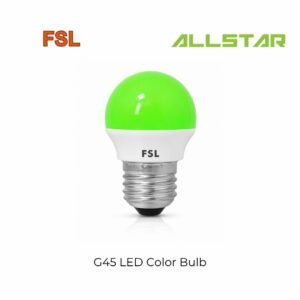 FSL Color Bulb 2W G45 E27 LED Ping Pong Color Bulb BLUE / GREEN