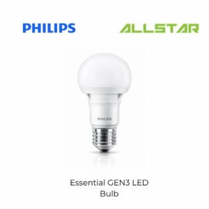 PHILIPS Mentol E27 (3Pcs Package) - [7W] Essential LED Bulb (6500K Daylight) (540LM)