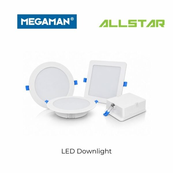 【SIRIM】 Megaman LED Downlight Lampu Siling Surface Recessed Ceiling Light 5"/6/8" 12W/15W/24W
