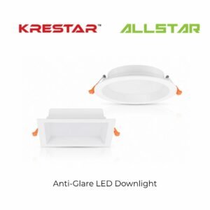 183 Anti-Glare LED Recessed Downlight Plastic 12W 18W Lampu Siling Rumah Round Room Ceiling Lighting