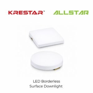 185 LED Borderless Surface Downlight 40W 50W Round White Frame Surface Down Lights Ceiling Light