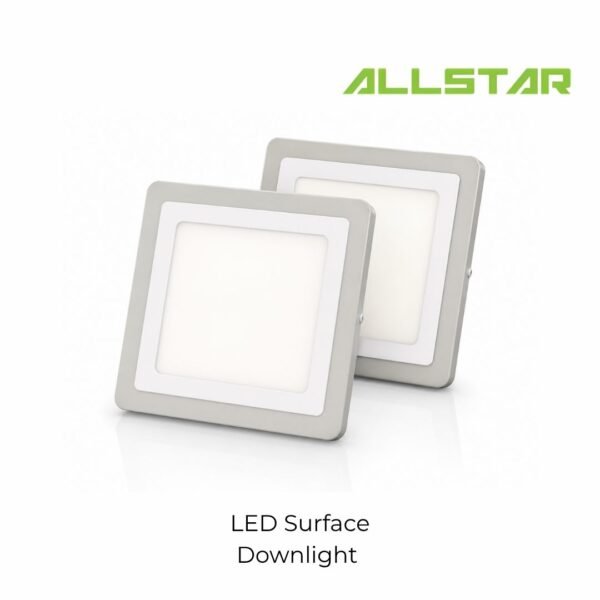 192 LED Surface Downlight 3 Modes Downlight 3 Colour 12W+4W | 18W+6W LED Colour Ceiling LightSquare Lampu Siling
