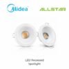 Media LED Recessed Spotlight 6W High Lumen 3000K 4000k Ceiling Light Living Room Spotlight