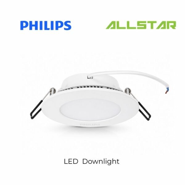 Philips Essential SmartBright 4 inch 6 inch LED Round Square Downlight Marcasite DN024B Meson Daylight Warm White
