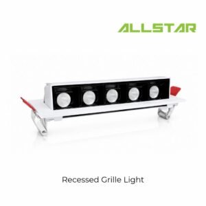 202 Recessed Grille Light Adjustable Ceiling Spotlight 10W 20W 3000K 4000K