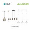Eglo Pendant Lamp Chandelier Modern Pendant Lamps Lampu Gantung Kaca Bilik Dapur Hanging Light Lampu Siling Chandelier