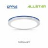 Opple Ceiling Light Lamp High Quality Modern Panel Led Indoor Acrylic Ceiling Light 3 Color Lampu Siling Ruang Tamu