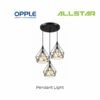 Opple Pendant Light Lampu Gantung Hiasan Vintage Brown Loft Diamond Retro Modern