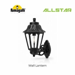 225 Fumagalli Bisso Anna E27 Outdoor Wall Lantern Black White Garden Pendant Light