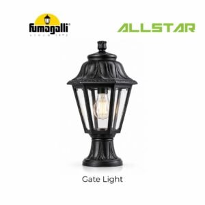227 Fumagalli Gate Light Anna Pillar Top anti-Rust/Anti-Corrosion Hanging Outdoor Light Garden Light