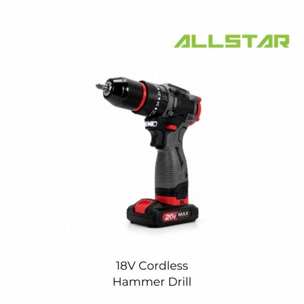 235 18V Cordless Impact Hammer Drill Electric Screwdriver Rechargeable Power Tool – 1 Year Warranty